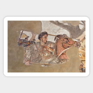 Alexander the Great mosaic Sticker